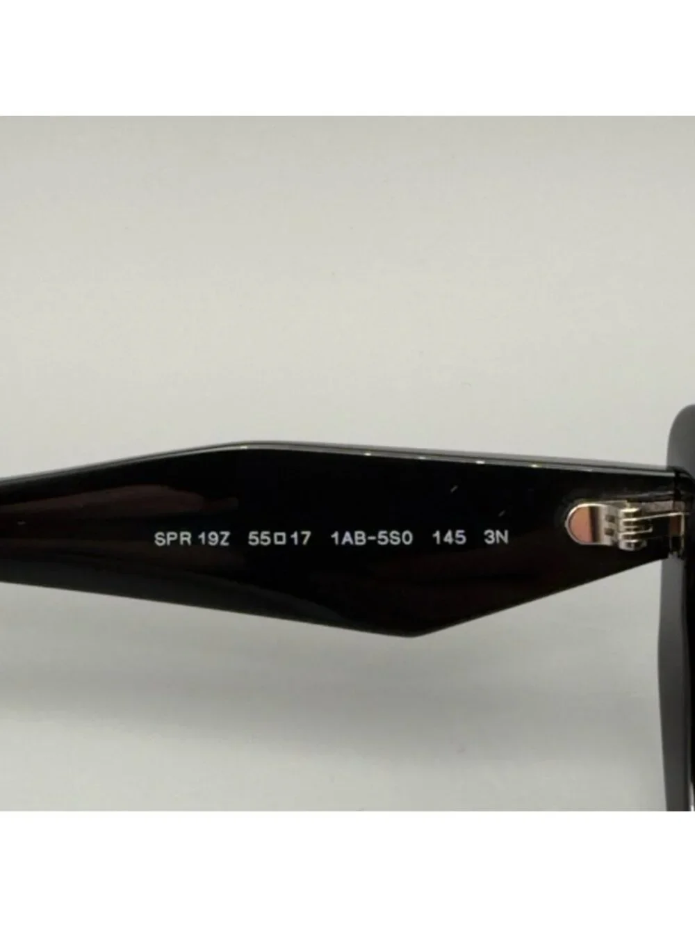 Prada PR 19ZS 1AB5S0 Sunglasses Black Dark Grey Lens 55 17 145 3N - Picture 10 of 13